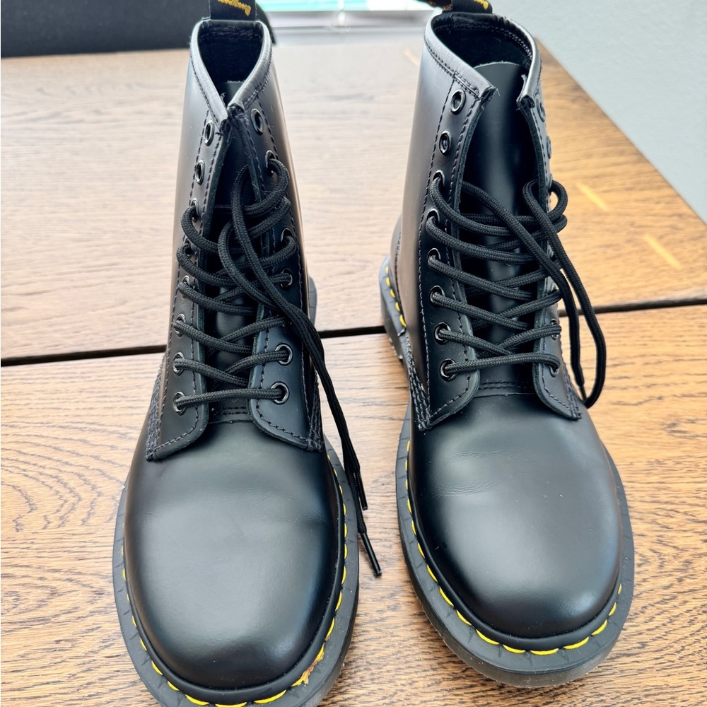 Dr. Martens Black Lace-Up Boots - Picture 2 of 4